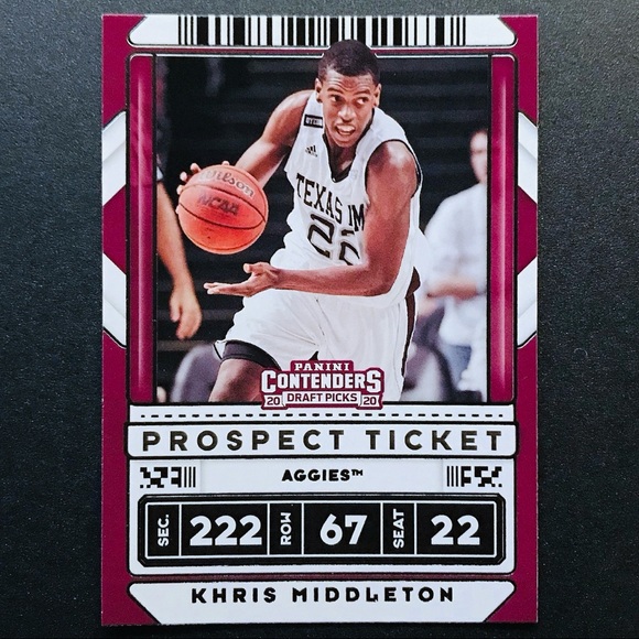 Khris Middleton - 2020-21 Panini Contenders Draft Picks #30 - Picture 1 of 2